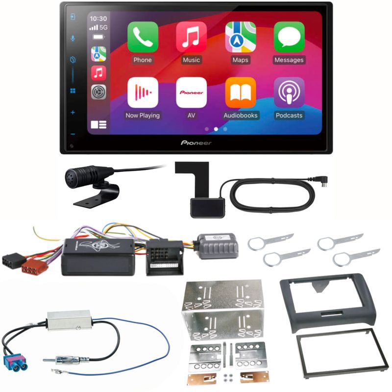Pioneer SPH-DA77DAB CarPlay Android Auto Digitaltadio Einbauset für Audi TT 8J Pioneer SPH-DA77DAB CarPlay Android Auto Digitaltadio Einbauset für Audi TT 8J