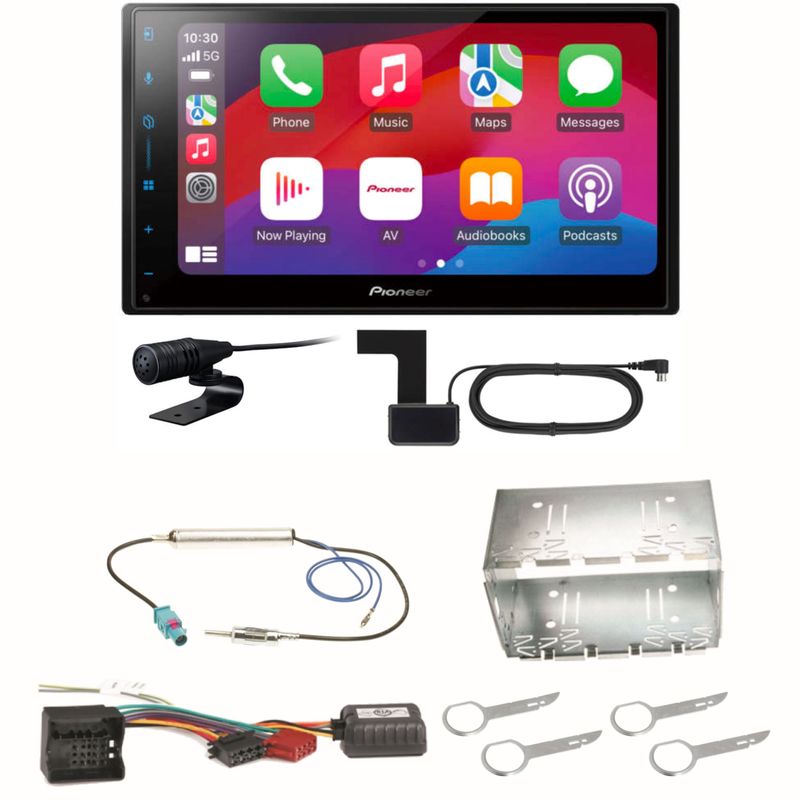 Pioneer SPH-DA77DAB CarPlay Android Auto DAB+ Einbauset für Fox Polo 9N3 Pioneer SPH-DA77DAB CarPlay Android Auto DAB+ Einbauset für Fox Polo 9N3