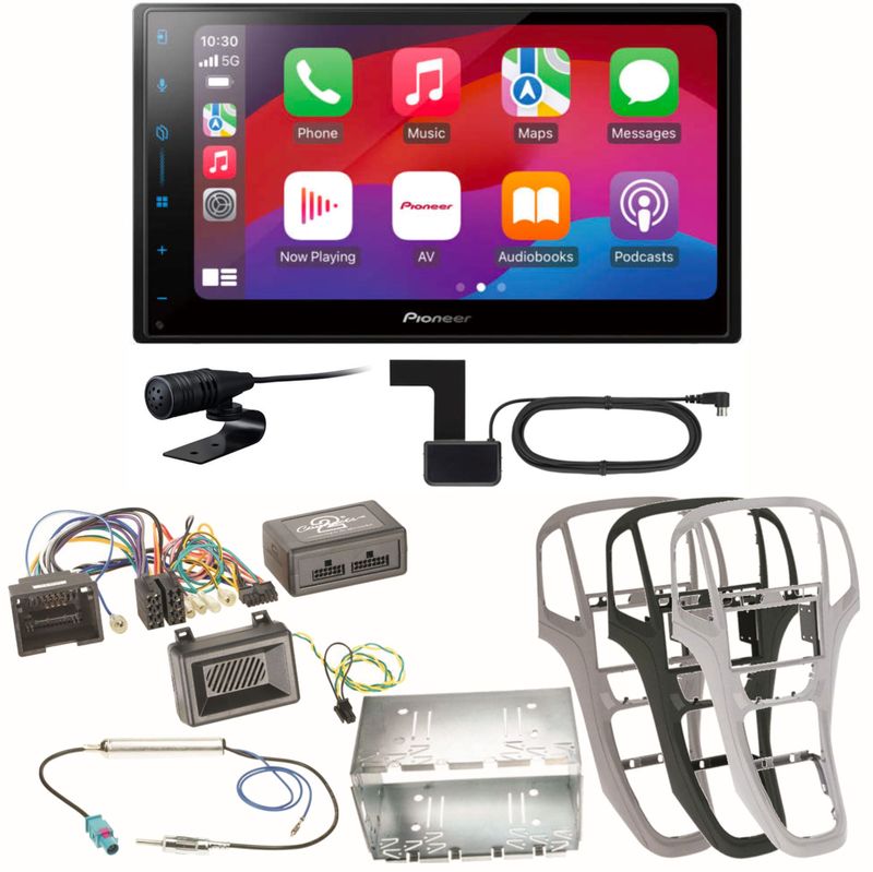 Pioneer SPH-DA77DAB CarPlay Android Auto DAB+ Einbauset für Opel Astra J Pioneer SPH-DA77DAB CarPlay Android Auto DAB+ Einbauset für Opel Astra J