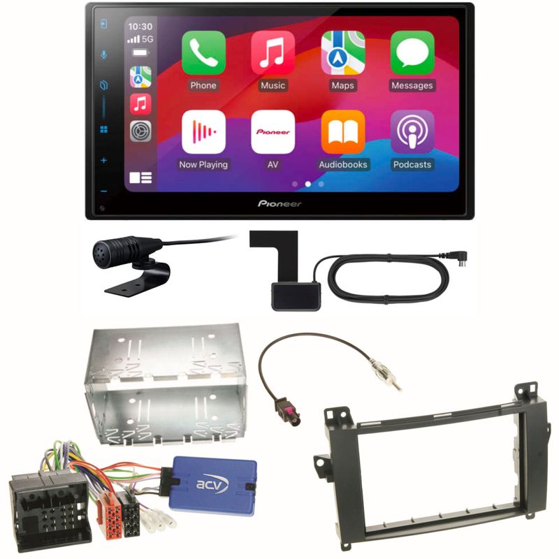 Pioneer SPH-DA77DAB CarPlay Android Auto Einbauset für Mercedes Viano Vito W639 Pioneer SPH-DA77DAB CarPlay Android Auto Einbauset für Mercedes Viano Vito W639