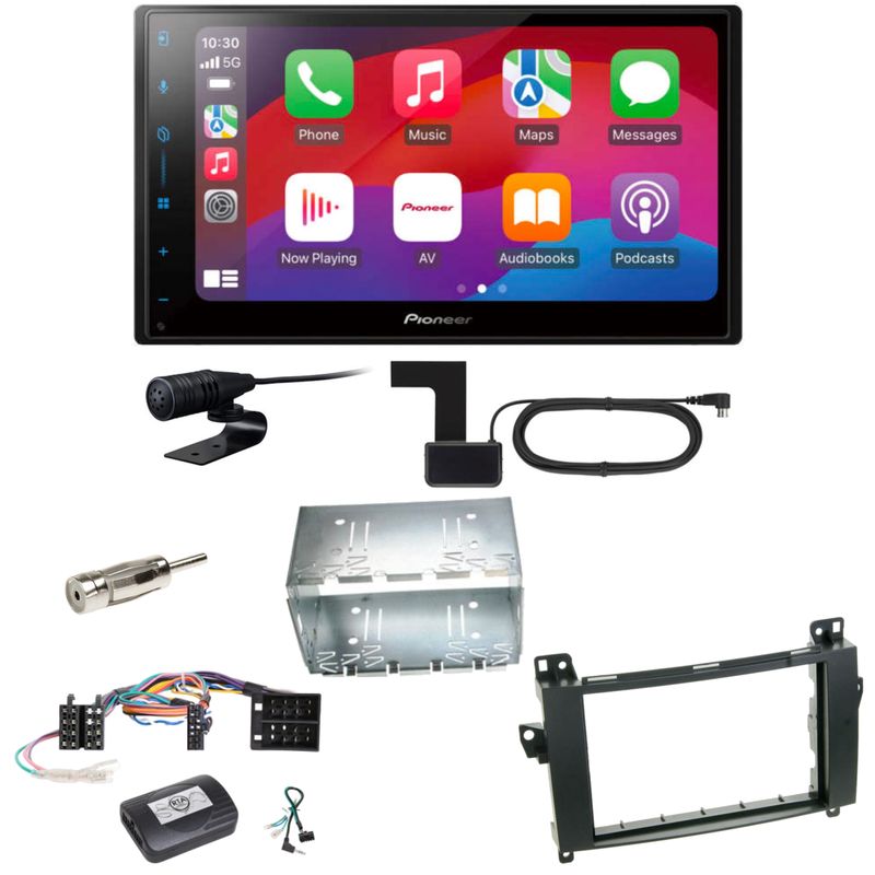 Pioneer SPH-DA77DAB CarPlay Android Auto Einbauset für Mercedes Vito Viano W639 Pioneer SPH-DA77DAB CarPlay Android Auto Einbauset für Mercedes Vito Viano W639