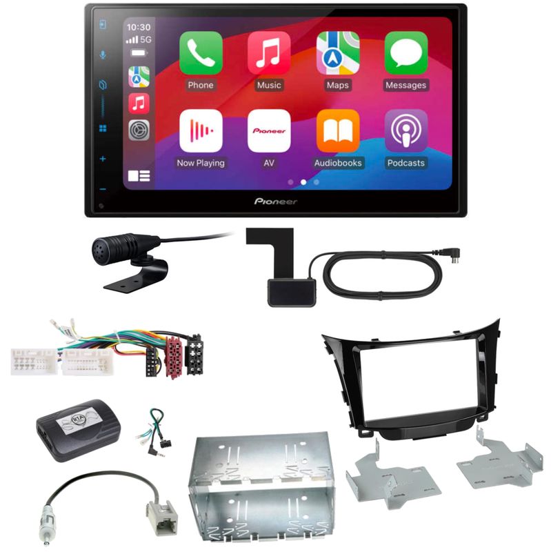 Pioneer SPH-DA77DAB CarPlay Android Auto DAB+ Einbauset für Hyundai i30 GD GDH Pioneer SPH-DA77DAB CarPlay Android Auto DAB+ Einbauset für Hyundai i30 GD GDH