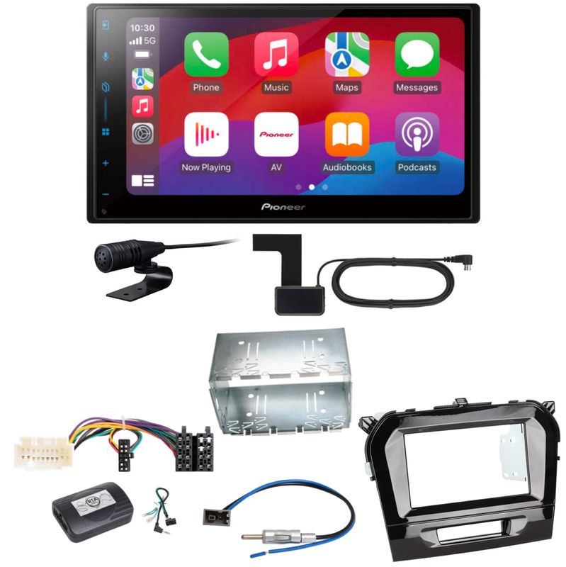 Pioneer SPH-DA77DAB CarPlay Android Auto DAB+ Einbauset für Suzuki Vitara LY Pioneer SPH-DA77DAB CarPlay Android Auto DAB+ Einbauset für Suzuki Vitara LY