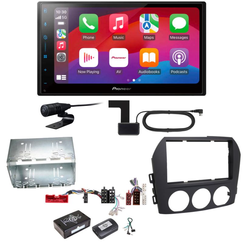 Pioneer SPH-DA77DAB CarPlay Android Auto DAB+ Einbauset für Mazda MX-5 NC FL Pioneer SPH-DA77DAB CarPlay Android Auto DAB+ Einbauset für Mazda MX-5 NC FL