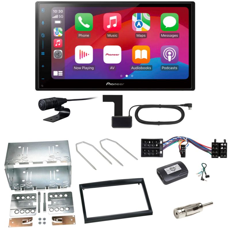 Pioneer SPH-DA77DAB CarPlay Android Auto Einbauset für Peugeot 307 Citroen C2 C3 Pioneer SPH-DA77DAB CarPlay Android Auto Einbauset für Peugeot 307 Citroen C2 C3