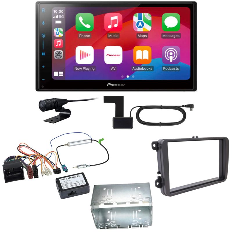 Pioneer SPH-DA77DAB CarPlay Android Auto Einbauset für Tiguan Amarok Caddy Jetta Pioneer SPH-DA77DAB CarPlay Android Auto Einbauset für Tiguan Amarok Caddy Jetta