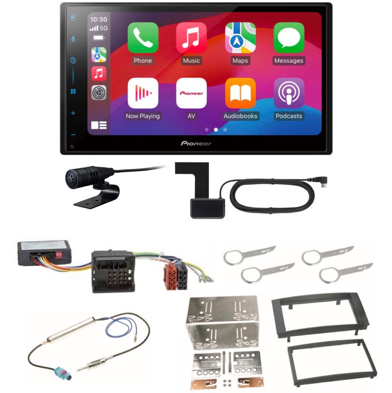 Pioneer SPH-DA77DAB CarPlay Android Auto DAB+ Einbauset für Touareg 7L Pioneer SPH-DA77DAB CarPlay Android Auto DAB+ Einbauset für Touareg 7L