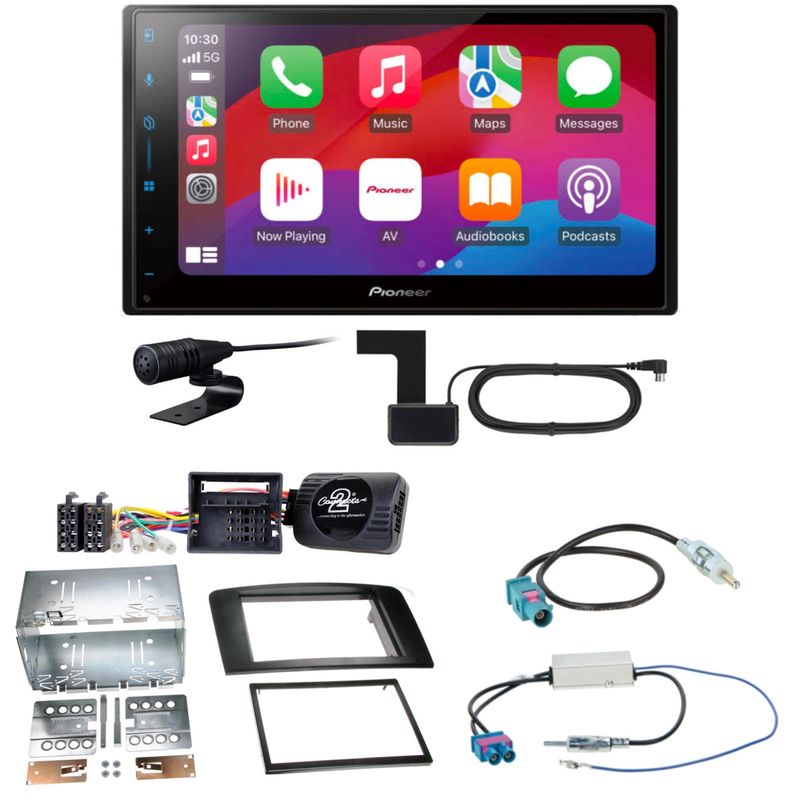 Pioneer SPH-DA77DAB CarPlay Android Auto DAB+ Einbauset für Mercedes ML W164 Pioneer SPH-DA77DAB CarPlay Android Auto DAB+ Einbauset für Mercedes ML W164