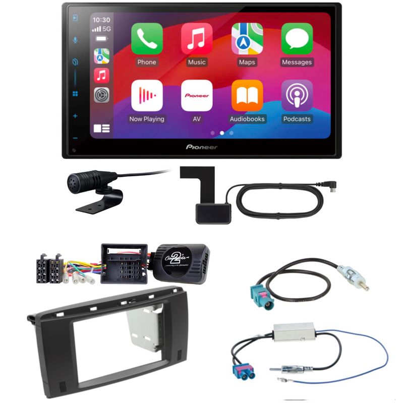 Pioneer SPH-DA77DAB CarPlay Android Auto DAB+ Einbauset für Mercedes R W251 Pioneer SPH-DA77DAB CarPlay Android Auto DAB+ Einbauset für Mercedes R W251