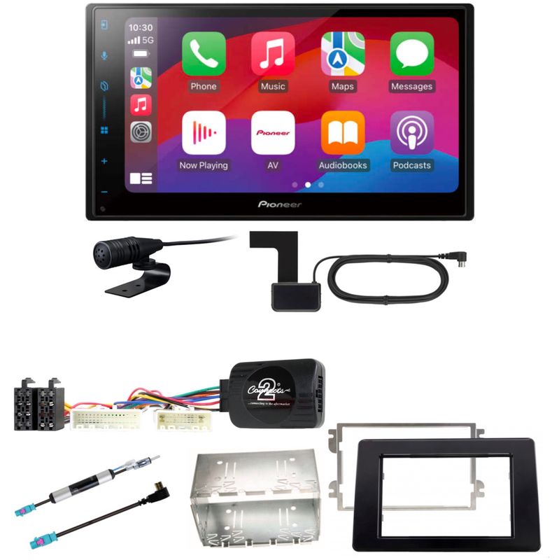 Pioneer SPH-DA77DAB CarPlay Android Auto DAB+ Einbauset für Nissan NV400 ab 2019