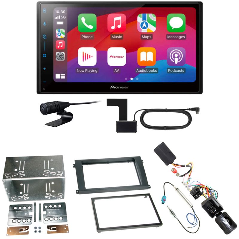 Pioneer SPH-DA77DAB CarPlay Android Auto Einbauset für Porsche Cayenne ab 2007 Pioneer SPH-DA77DAB CarPlay Android Auto Einbauset für Porsche Cayenne ab 2007