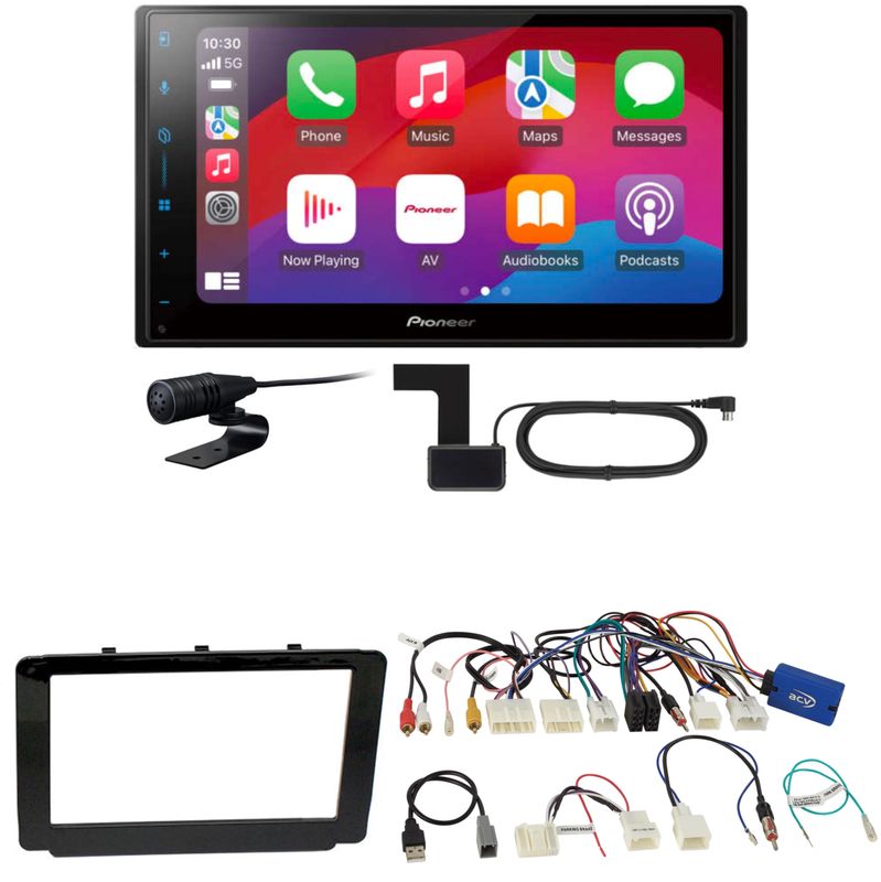 Pioneer SPH-DA77DAB CarPlay Android Auto Einbauset für Toyota Hilux 2016-2019 Pioneer SPH-DA77DAB CarPlay Android Auto Einbauset für Toyota Hilux 2016-2019
