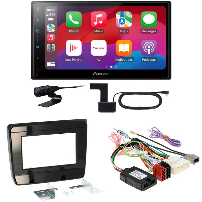 Pioneer SPH-DA77DAB CarPlay Android Auto Einbauset für Isuzu D-Max 3 ab 2020