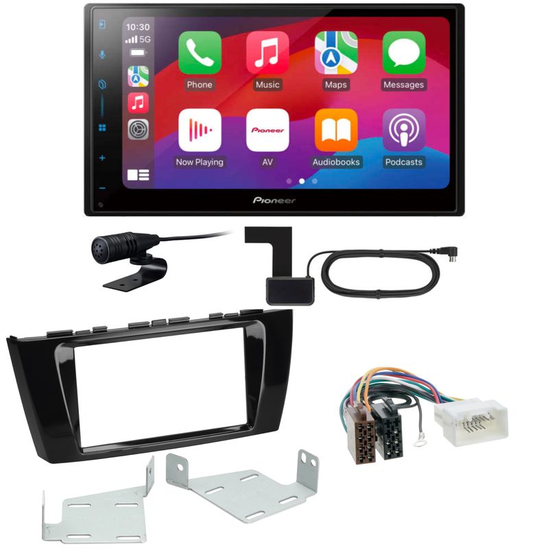 Pioneer SPH-DA77DAB CarPlay Android Auto Einbauset für Mitsubishi Space Star