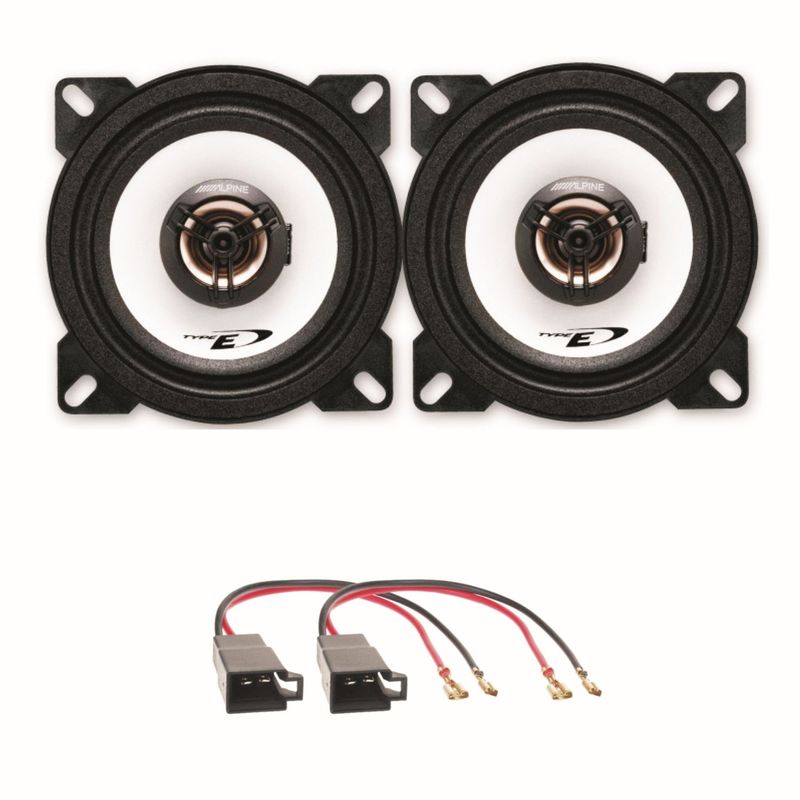 ALPINE SXE-1025S 10 cm 2 Wege Koaxial Lautsprecher Einbauset kompatibel mit VW T4 ALPINE SXE-1025S 10 cm 2 Wege Koaxial Lautsprecher Einbauset kompatibel mit VW T4
