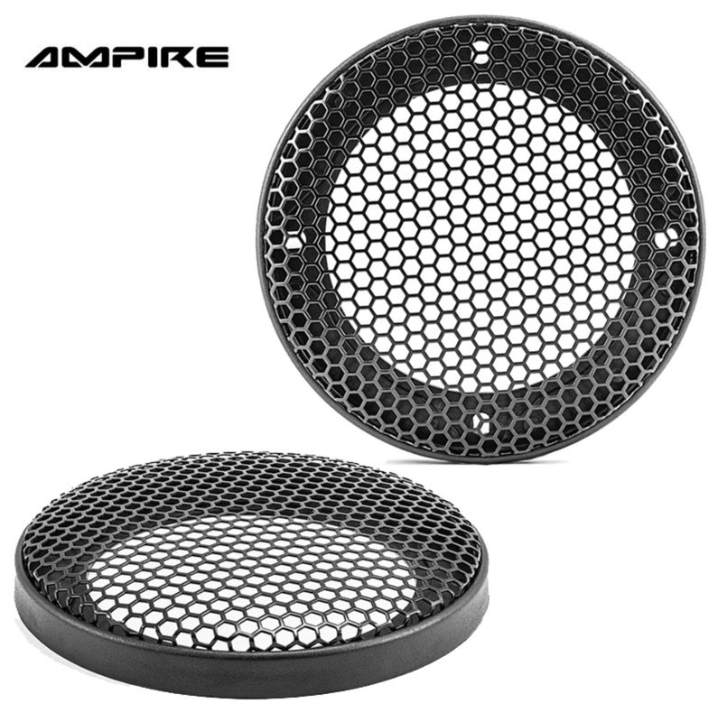 AMPIRE Lautsprechergitter 10cm 100 mm mit Hexagon-Wabenstruktur 1 Paar AMPIRE Lautsprechergitter 10cm 100 mm mit Hexagon-Wabenstruktur 1 Paar