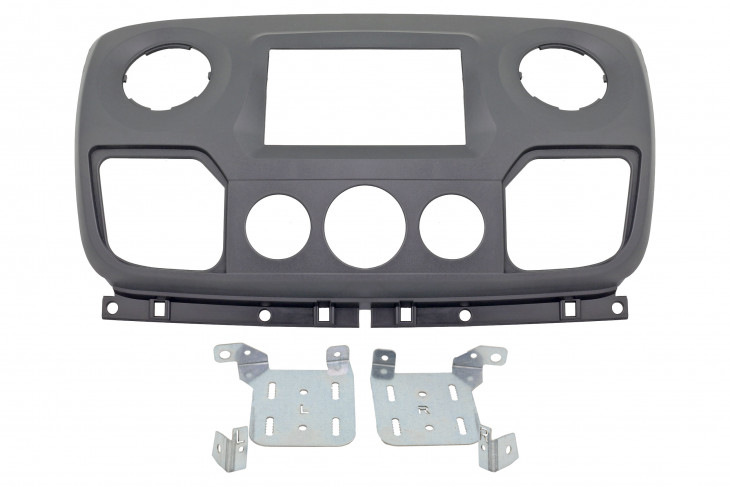 2-DIN Radioblende für Renault Master Nissan NV400 Opel Movano B 2010 - 2019