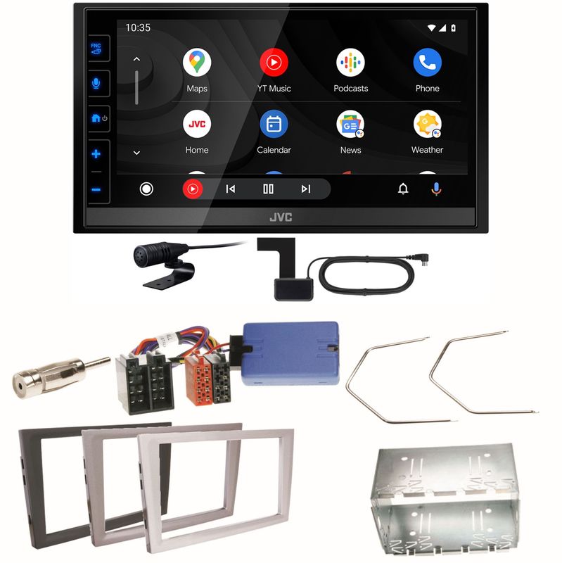 JVC KW-M785DBW Android Auto DAB+ Einbauset für Opel Vectra C Signum Corsa Combo JVC KW-M785DBW Android Auto DAB+ Einbauset für Opel Vectra C Signum Corsa Combo