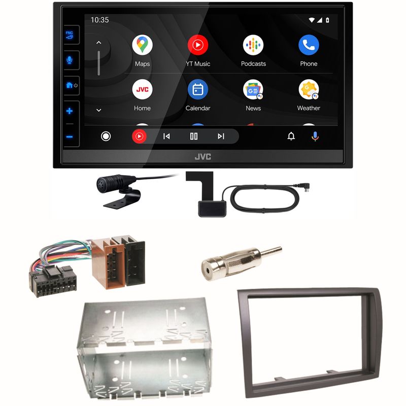 JVC KW-M785DBW Android Auto CarPlay Einbauset für Fiat Ducato Boxer Jumper JVC KW-M785DBW Android Auto CarPlay Einbauset für Fiat Ducato Boxer Jumper