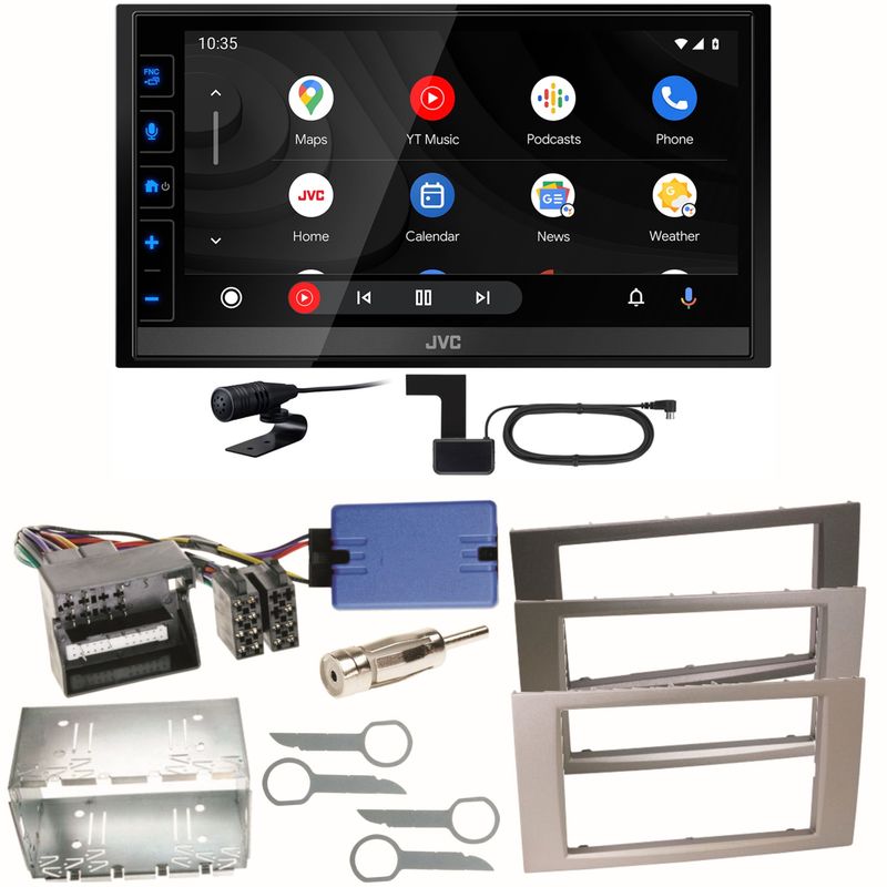 JVC KW-M785DBW Android Auto DAB+ Einbauset für Ford Focus C-Max Fiesta Transit JVC KW-M785DBW Android Auto DAB+ Einbauset für Ford Focus C-Max Fiesta Transit