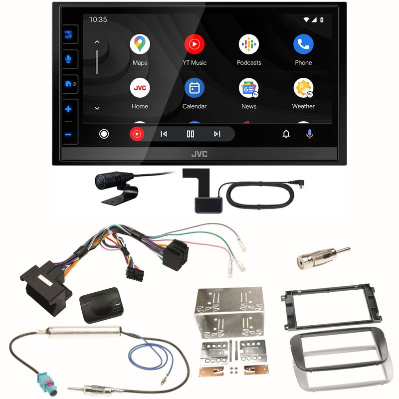 JVC KW-M785DBW Android Auto DAB+ Einbauset für Ford Focus Mondeo S-Max Galaxy JVC KW-M785DBW Android Auto DAB+ Einbauset für Ford Focus Mondeo S-Max Galaxy