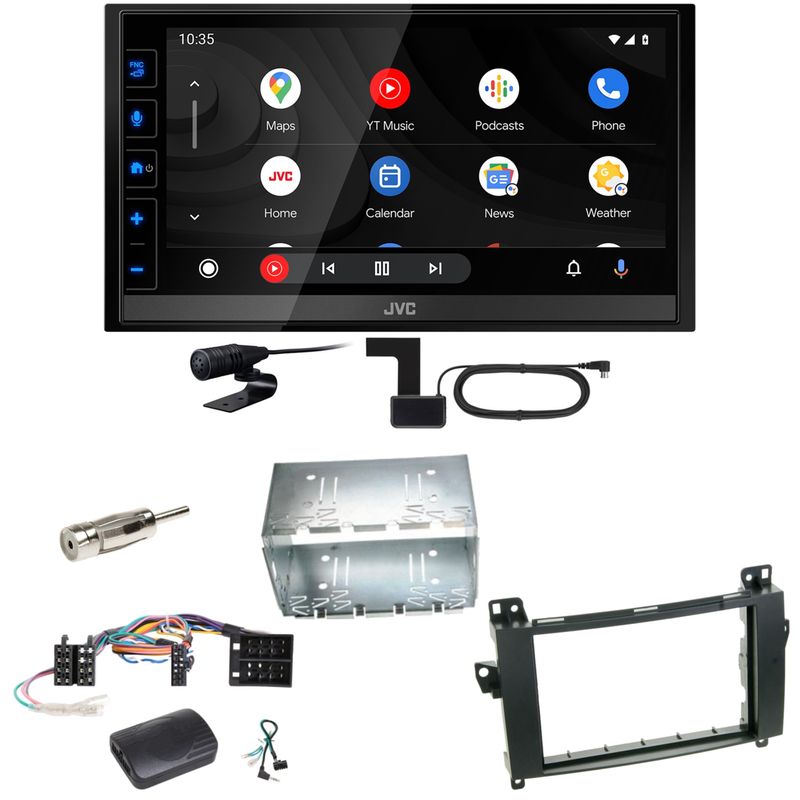 JVC KW-M785DBW Android Auto CarPlay DAB+ Einbauset für Mercedes Vito Viano W639 JVC KW-M785DBW Android Auto CarPlay DAB+ Einbauset für Mercedes Vito Viano W639
