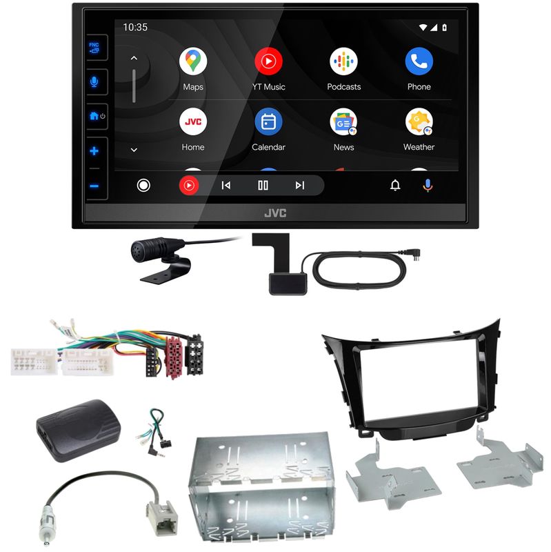 JVC KW-M785DBW Android Auto CarPlay DAB+ Einbauset für Hyundai i30 GD GDH JVC KW-M785DBW Android Auto CarPlay DAB+ Einbauset für Hyundai i30 GD GDH