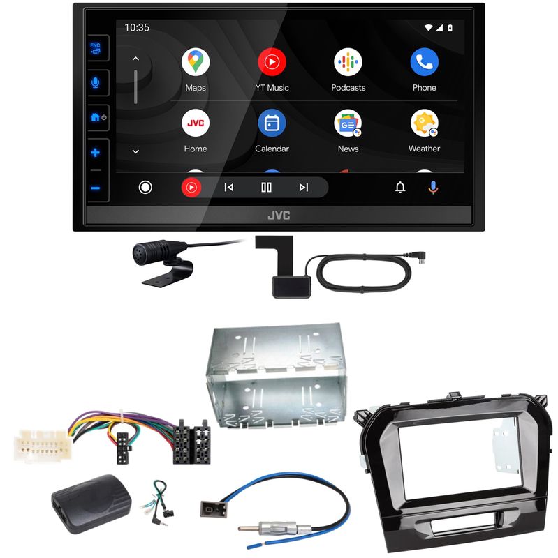 JVC KW-M785DBW Android Auto CarPlay DAB+ Einbauset für Suzuki Vitara LY JVC KW-M785DBW Android Auto CarPlay DAB+ Einbauset für Suzuki Vitara LY