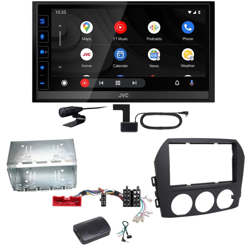 JVC KW-M785DBW Android Auto CarPlay DAB+ Einbauset für Mazda MX-5 NC FL JVC KW-M785DBW Android Auto CarPlay DAB+ Einbauset für Mazda MX-5 NC FL