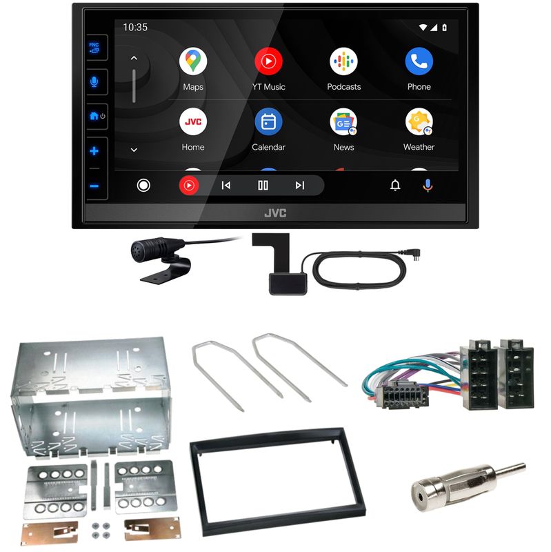 JVC KW-M785DBW Android Auto CarPlay Einbauset für Peugeot 307 Citroen C2 C3 JVC KW-M785DBW Android Auto CarPlay Einbauset für Peugeot 307 Citroen C2 C3