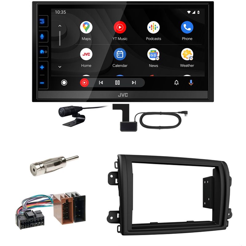 JVC KW-M785DBW Android Auto CarPlay Einbauset für Fiat Ducato ab 2022 JVC KW-M785DBW Android Auto CarPlay Einbauset für Fiat Ducato ab 2022