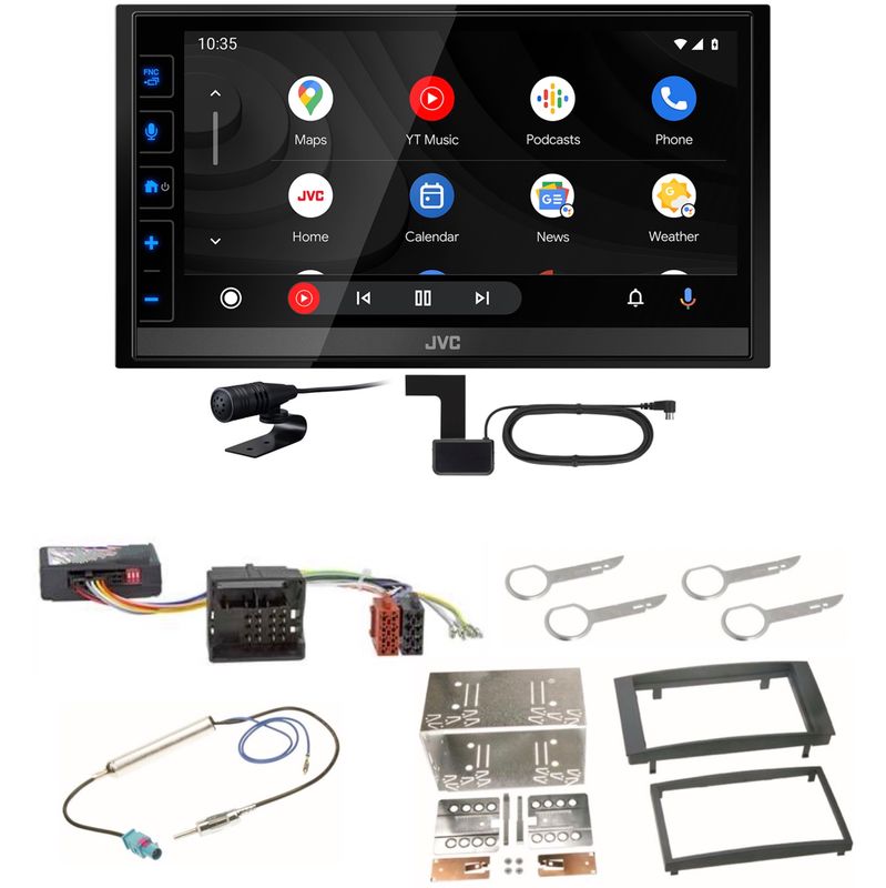 JVC KW-M785DBW Android Auto CarPlay Digitalradio DAB+ Einbauset für Touareg 7L JVC KW-M785DBW Android Auto CarPlay Digitalradio DAB+ Einbauset für Touareg 7L