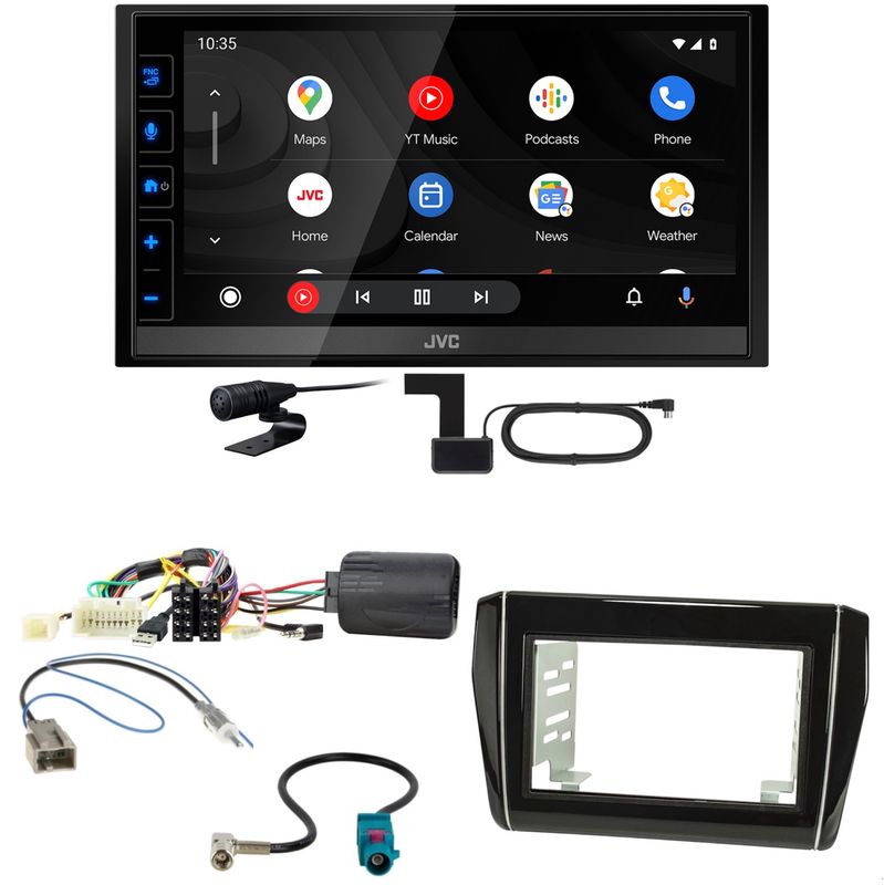 JVC KW-M785DBW Android Auto CarPlay DAB+ Einbauset für Suzuki Swift AZ ab 2017 JVC KW-M785DBW Android Auto CarPlay DAB+ Einbauset für Suzuki Swift AZ ab 2017