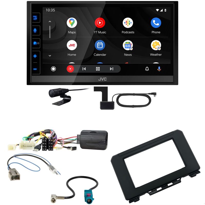 JVC KW-M785DBW Android Auto CarPlay DAB+ Einbauset für Suzuki Jimny GJ ab 2018 JVC KW-M785DBW Android Auto CarPlay DAB+ Einbauset für Suzuki Jimny GJ ab 2018
