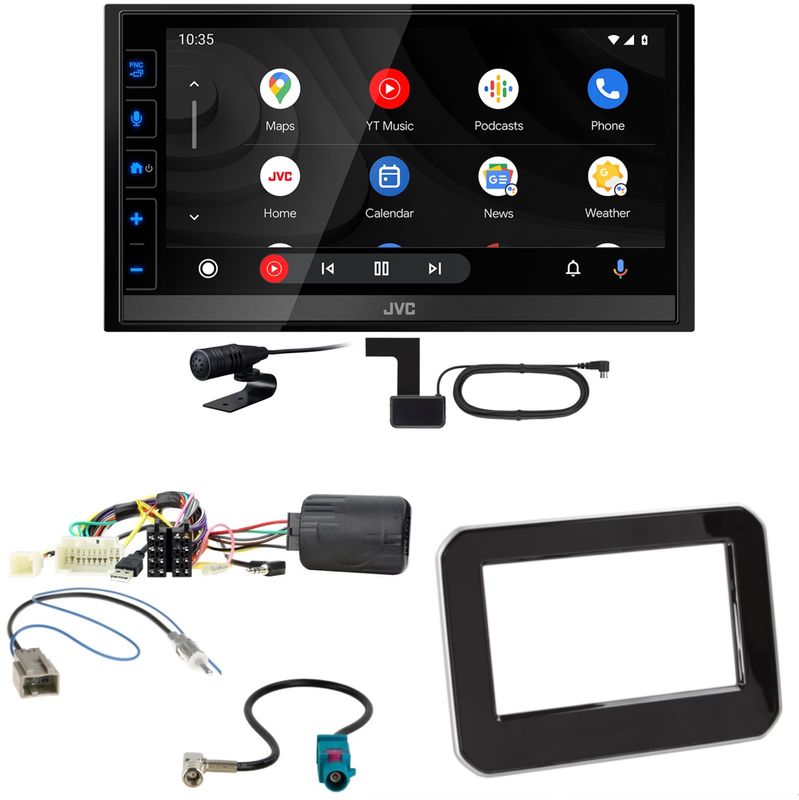 JVC KW-M785DBW Android Auto CarPlay DAB+ Einbauset für Suzuki Ignis MF ab 2017 JVC KW-M785DBW Android Auto CarPlay DAB+ Einbauset für Suzuki Ignis MF ab 2017