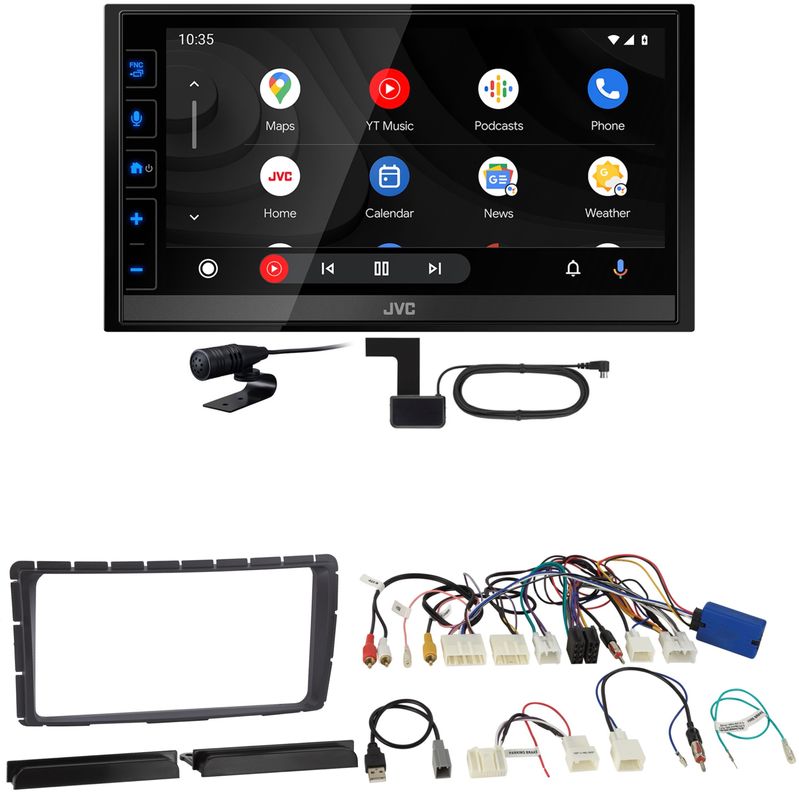 JVC KW-M785DBW Android Auto CarPlay DAB+ Einbauset für Toyota Hilux ab 2011 JVC KW-M785DBW Android Auto CarPlay DAB+ Einbauset für Toyota Hilux ab 2011