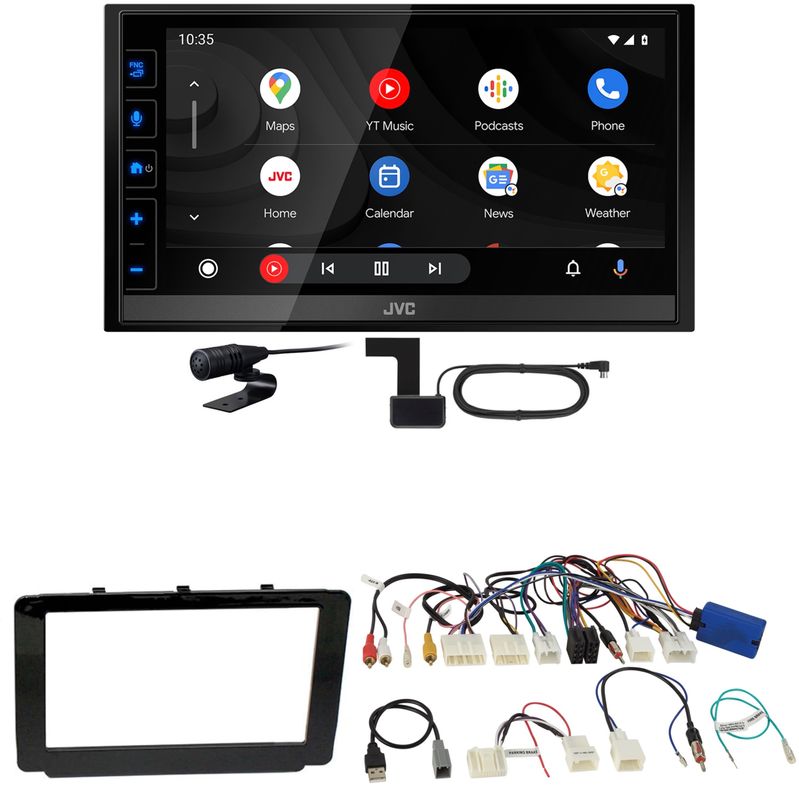 JVC KW-M785DBW Android Auto CarPlay DAB+ Einbauset für Toyota Hilux 2016-2019 JVC KW-M785DBW Android Auto CarPlay DAB+ Einbauset für Toyota Hilux 2016-2019