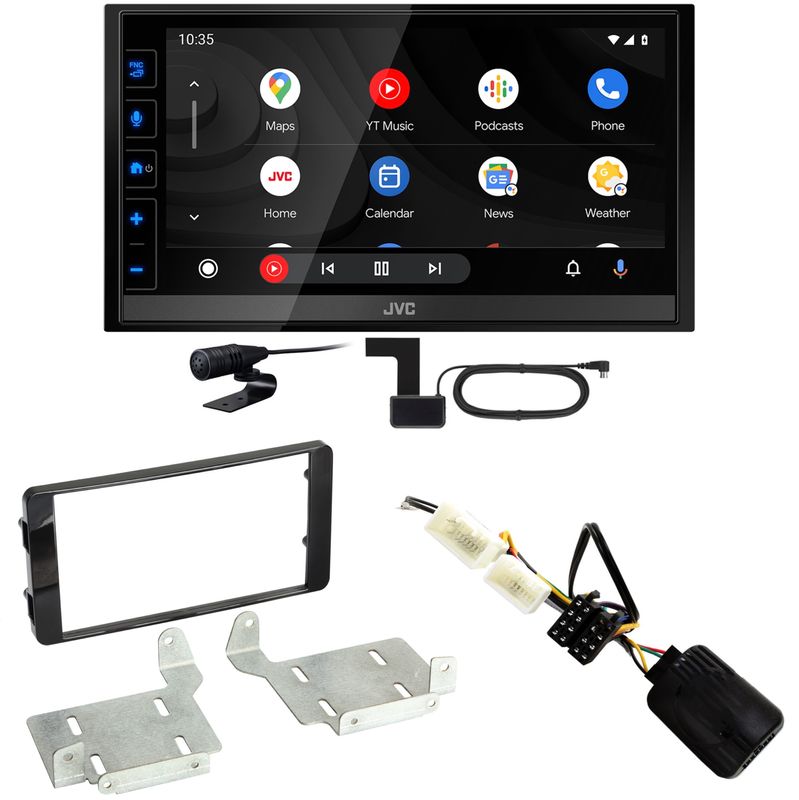 JVC KW-M785DBW Android Auto CarPlay DAB+ Einbauset für Mitsubishi ASX ab 2015