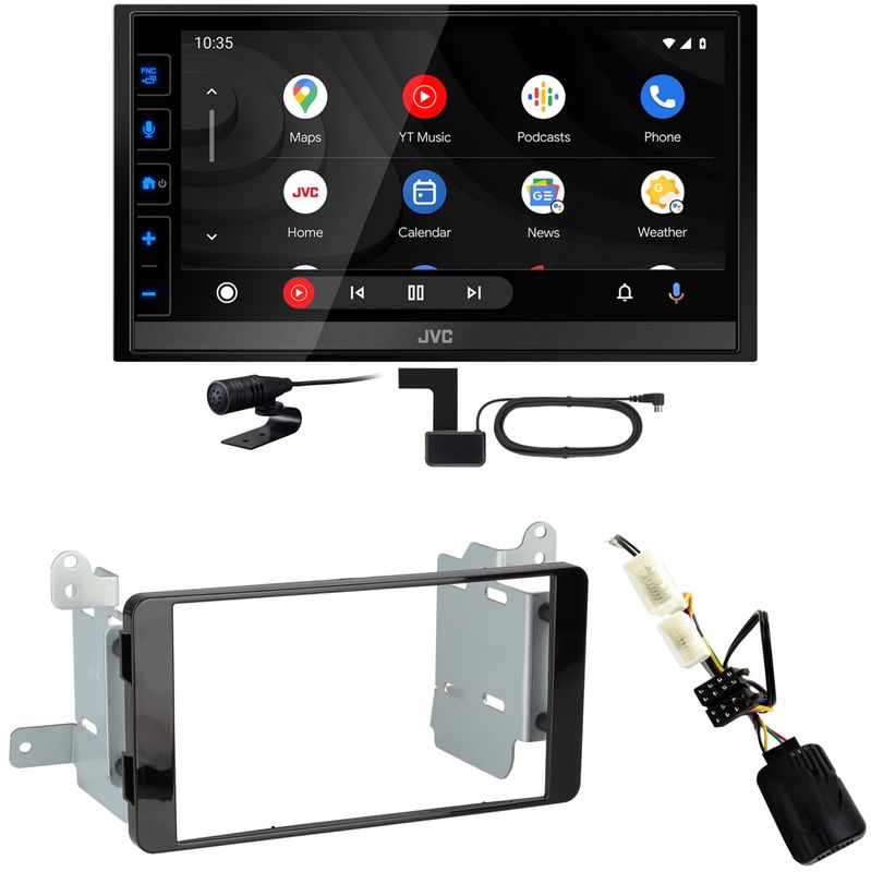 JVC KW-M785DBW Android Auto CarPlay DAB+ Einbauset für Mitsubishi L200 ab 2016