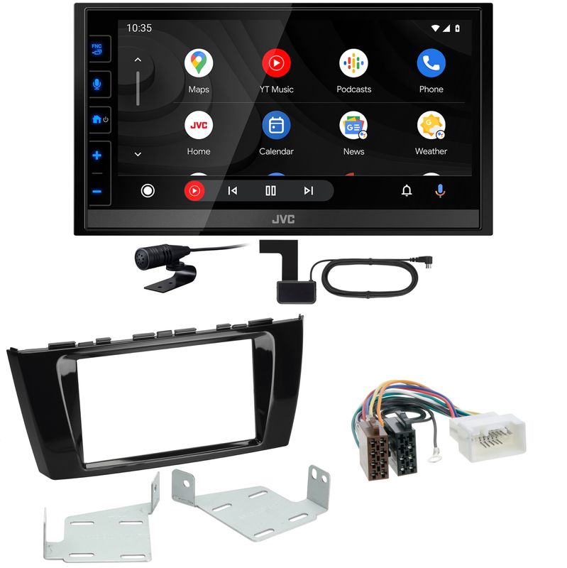 JVC KW-M785DBW Android Auto CarPlay DAB+ Einbauset für Mitsubishi Space Star