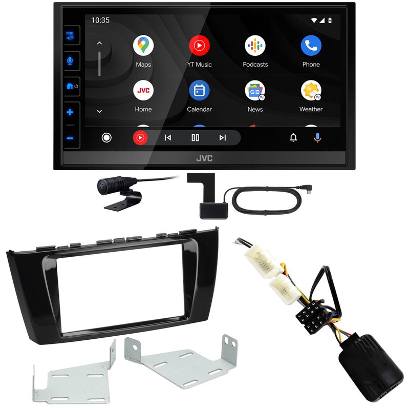 JVC KW-M785DBW Android Auto CarPlay DAB+ Einbauset für Mitsubishi Space Star