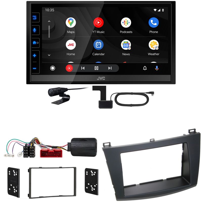 JVC KW-M785DBW Android Auto CarPlay Digitalradio DAB+ Einbauset für Mazda 3 BL JVC KW-M785DBW Android Auto CarPlay Digitalradio DAB+ Einbauset für Mazda 3 BL