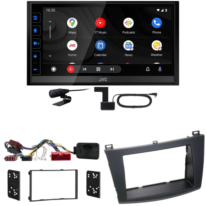 JVC KW-M785DBW Android Auto CarPlay Digitalradio DAB+ Einbauset für Mazda 3 BL JVC KW-M785DBW Android Auto CarPlay Digitalradio DAB+ Einbauset für Mazda 3 BL