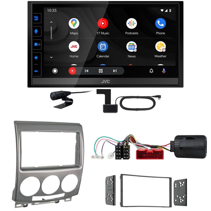 JVC KW-M785DBW Android Auto CarPlay Digitalradio DAB+ Einbauset für Mazda 5 CR JVC KW-M785DBW Android Auto CarPlay Digitalradio DAB+ Einbauset für Mazda 5 CR