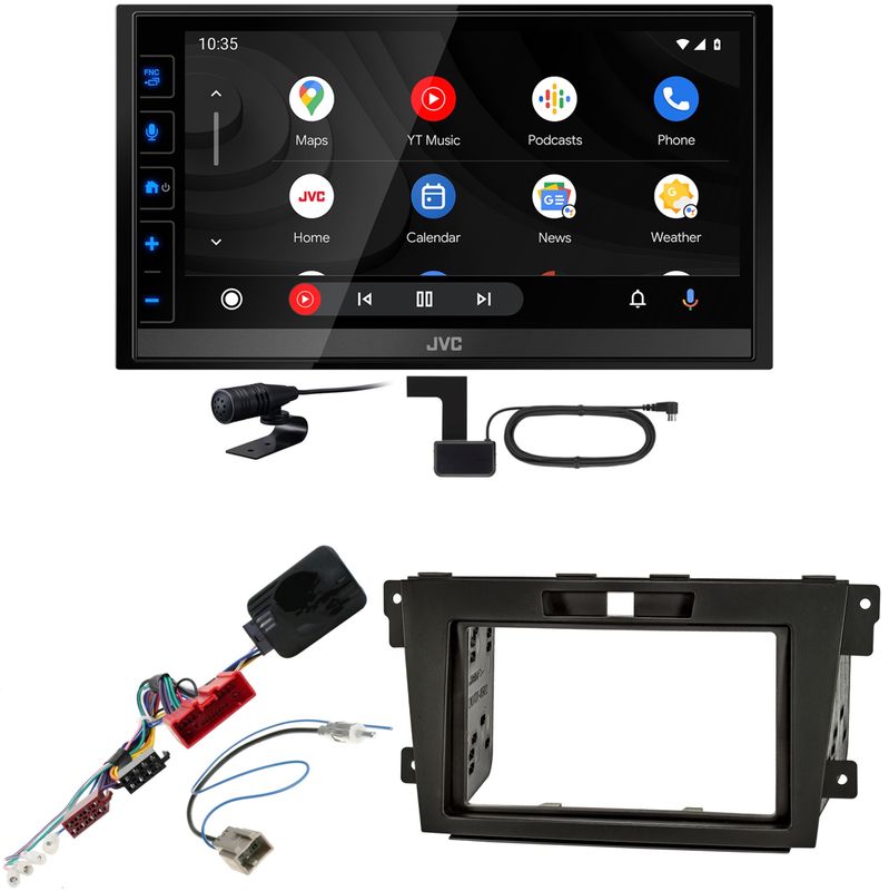 JVC KW-M785DBW Android Auto CarPlay Digitalradio DAB+ Einbauset für Mazda CX-7 JVC KW-M785DBW Android Auto CarPlay Digitalradio DAB+ Einbauset für Mazda CX-7