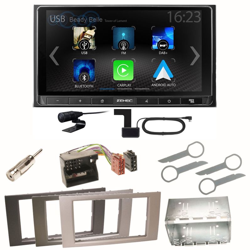 ZENEC Z-N538 Android Auto DAB+ Einbauset für Ford Focus C-Max Fiesta Transit ZENEC Z-N538 Android Auto DAB+ Einbauset für Ford Focus C-Max Fiesta Transit