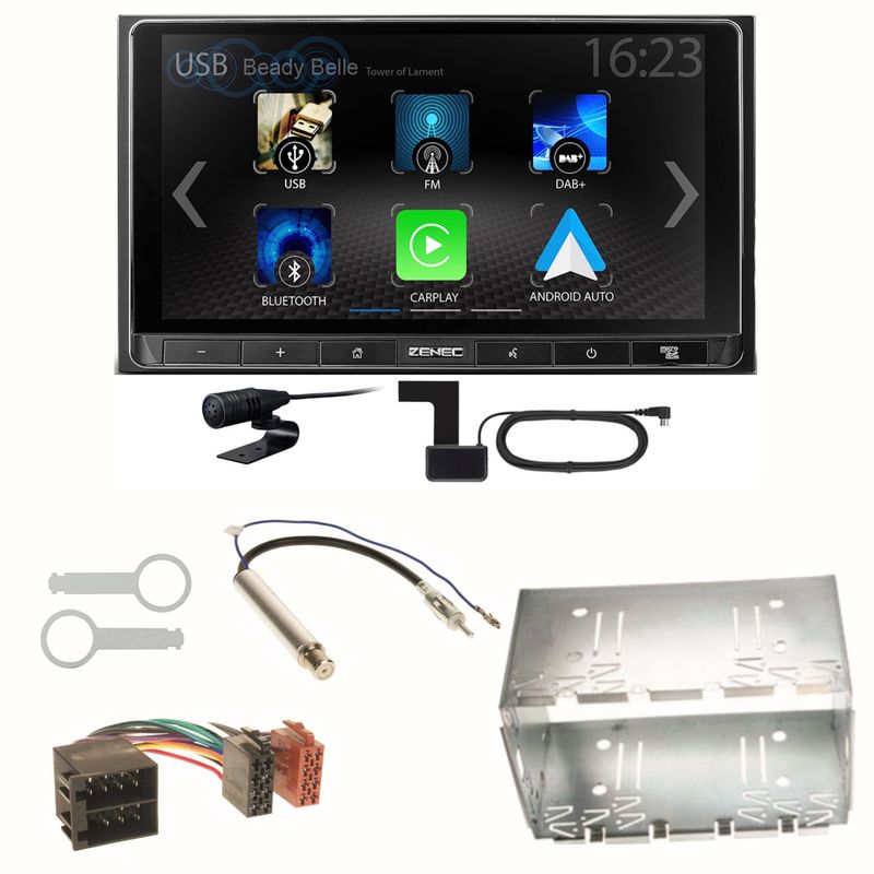 ZENEC Z-N538 Android Auto CarPlay DAB+ Einbauset für Golf 4 Passat 3B 3BG Lupo ZENEC Z-N538 Android Auto CarPlay DAB+ Einbauset für Golf 4 Passat 3B 3BG Lupo