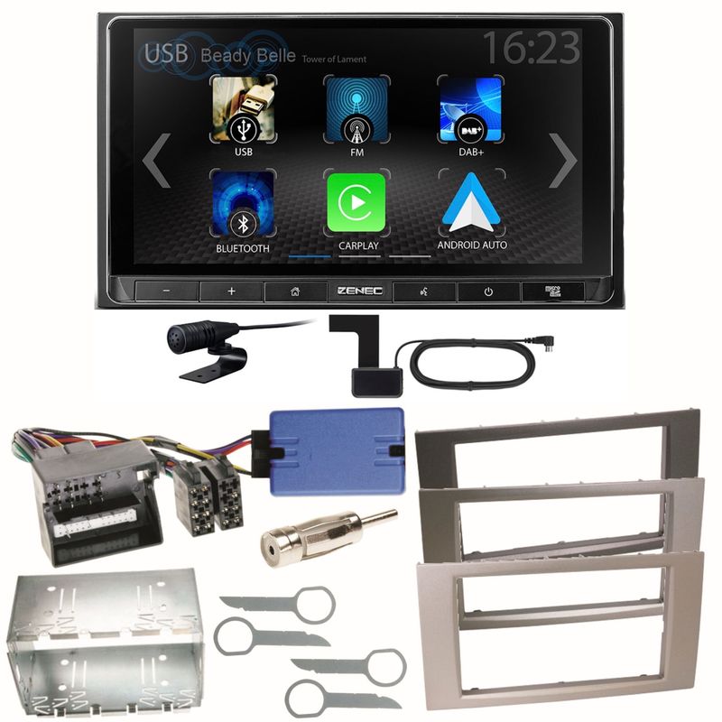 ZENEC Z-N538 Android Auto DAB+ Einbauset für Ford Focus C-Max Fiesta Transit ZENEC Z-N538 Android Auto DAB+ Einbauset für Ford Focus C-Max Fiesta Transit