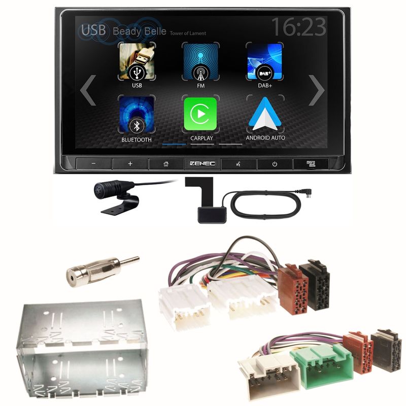 ZENEC Z-N538 Android Auto CarPlay DAB+ Einbauset für Volvo S40 V40 850 ZENEC Z-N538 Android Auto CarPlay DAB+ Einbauset für Volvo S40 V40 850