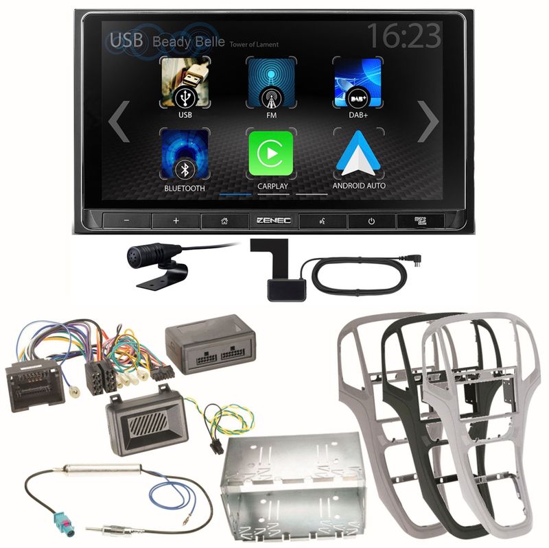 ZENEC Z-N538 Android Auto CarPlay Digitalradio Einbauset für Opel Astra J